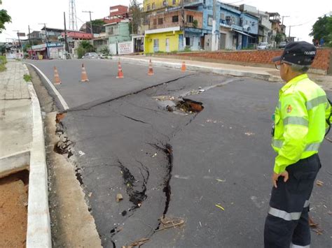 Obras Emergenciais Causam Mudanças No Trânsito E Nas Rotas De ônibus Na Zona Oeste De Manaus