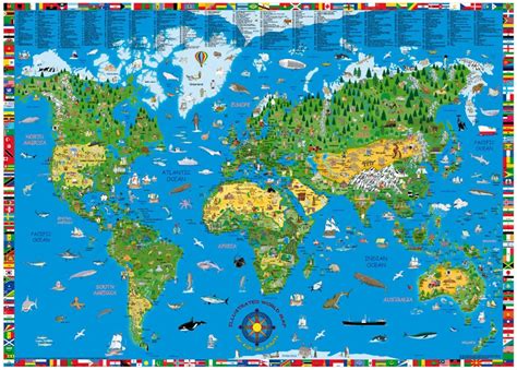 Interactive Map Of The World Countries World Map