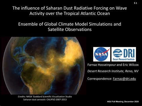 Pdf The Influence Of Saharan Dust Radiative Forcing On Wave Activity Over The Tropical