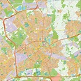 Digital City Map Eindhoven 396 | The World of Maps.com
