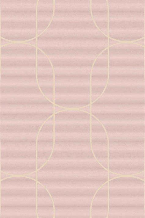 Wallpaper Eternity Geometric Blush Pink Wallpaper Superfresco