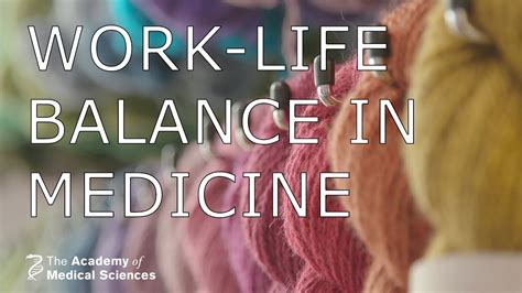 Work Life Balance As A Doctor And Researcher Medscilife Youtube