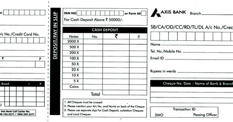 AXIS BANK SLIP Google Drive