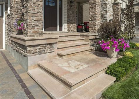 Natural Stone Steps Leading To Front Entrance Photos Exterior