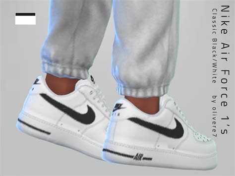 Olivere7s Nike Air Force 1s Sims 4 Men Clothing Sims 4 Cc Shoes