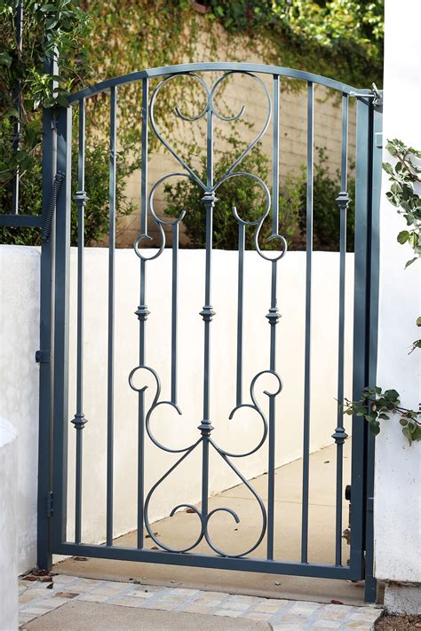 The wrought iron gate now for your main gate, get your favourite wrought iron gate design to customize made for you without extra cost. JRC Wrought Iron - Photos of Custom Iron Gates with ...