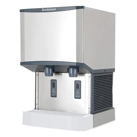 scotsman hid540a 1 meridian 21 1 4 air cooled nugget ice machine with 40 bin water dispenser