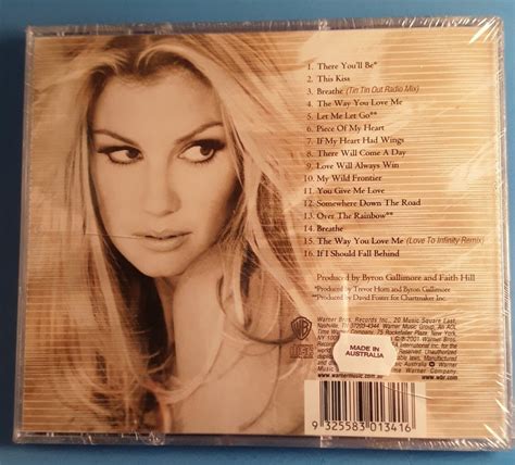 There Youll Be Best Of By Faith Hill Cd Oct 2001 Weawarner For