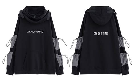 Xyxiongmao Streetwear Techwear Hoodie Cyberpunk Tactical