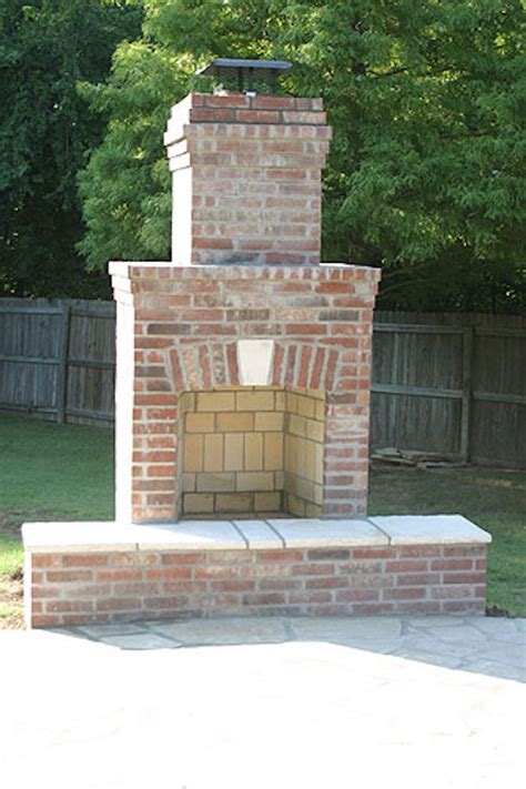 Pictures Of Outdoor Brick Fireplaces Fireplace Guide By Linda