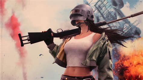 Pubg Helmet Girl 4k Hd Games 4k Wallpapers Images Backgrounds Photos And Pictures