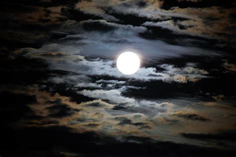 Bright Moon Though Clouds Photograph By Mathew Tonkin Henwood