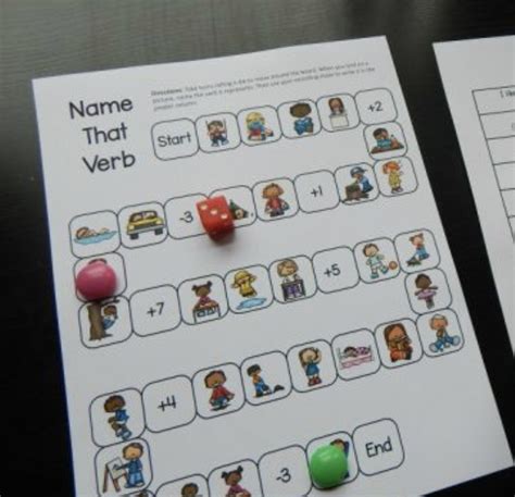Simple Verb Game The Measured Mom