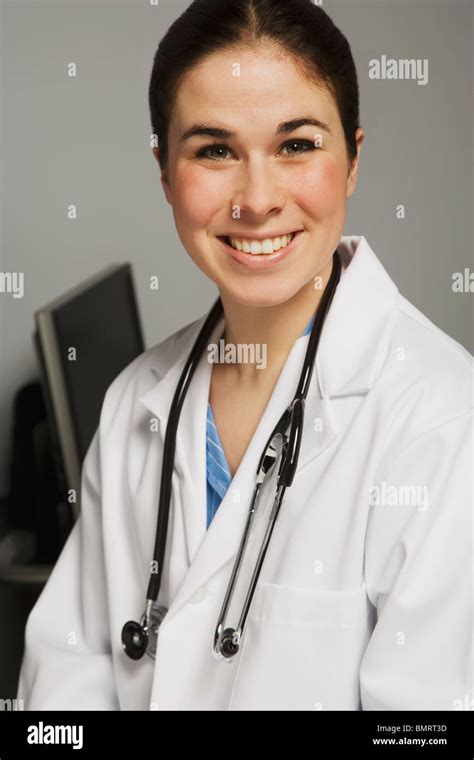 A Female Doctor Stock Photo Alamy
