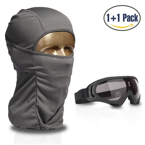 Cooloo Balaclava And Ski Goggles Sets Ultralight Balaclava Face Mask