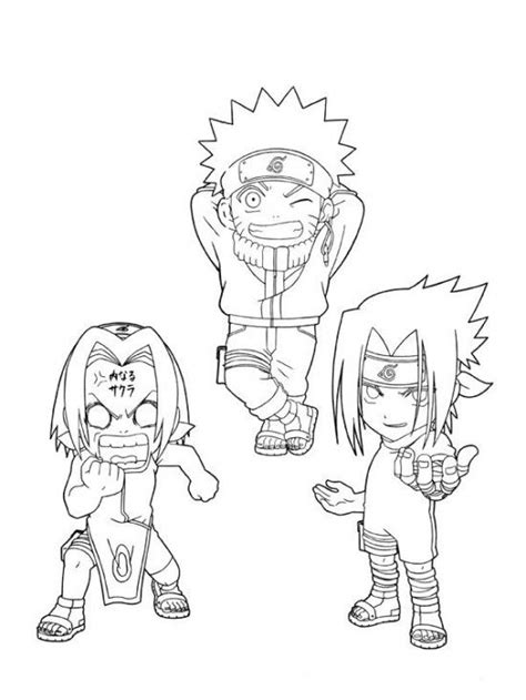 Desenhos Para Colorir Do Naruto 40 Opções Para Imprimir Desenhos