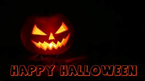 Jack O Lantern Happy Halloween Animated  Image 600×338