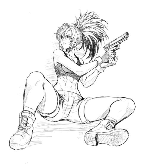 Leona Heidern The King Of Fighters Drawn By Anagumasan Danbooru