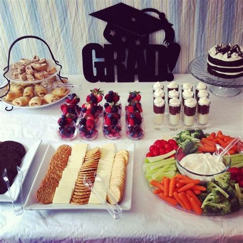 I love spending sundays with friends and family eating yummy finger food appetizers while we all yell. college graduation party ideas food | Graduation party ...