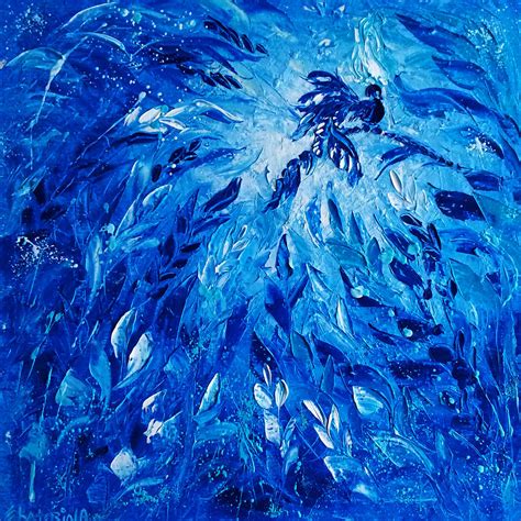 Blue Phoenix Painting By Ekaterina Chernova Pixels