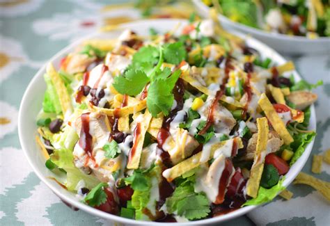 Bbq Chicken Salad Simple Sweet And Savory