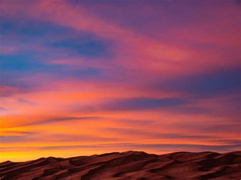 Wallpaper Sand Desert Sunset Sky Hd Widescreen High Definition
