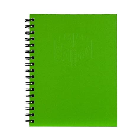 Spirax A5 Hard Cover Notebook 200 Page Green Officeworks