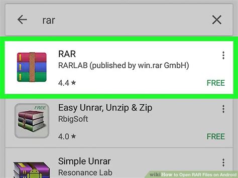 However, there are times you may find yourself on a computer which does not allow installations of tools, such as a public library pc. How to Open RAR Files on Android: 10 Steps (with Pictures)
