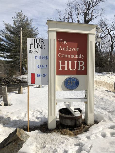 Thermometer Shows Hubs Capital Campaign Progress The Andover Beacon