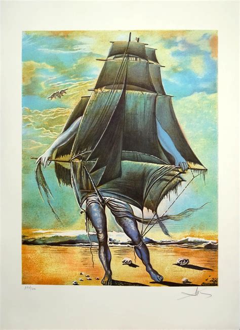 Salvador Dalí Viaje Fantasma O El Hombre Barco 113300 El Arte De