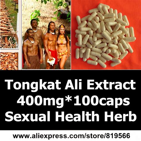 Natural Tongkat Ali Red Root Extract Powder Capsules Eurycoma
