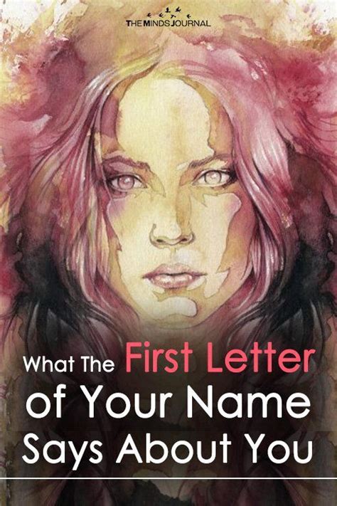 What The First Letter Of Your Name Says About You True Colors