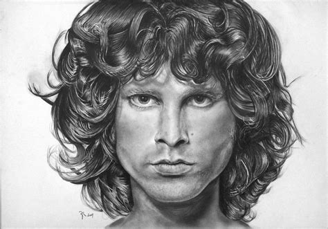 Jim Morrison Mojo King Drawing By Laszlo Papp