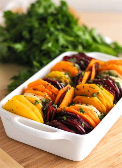 Megan r gave this recipe to me. Fancy Shmancy Herb Roasted Root Vegetables | Recipe ...