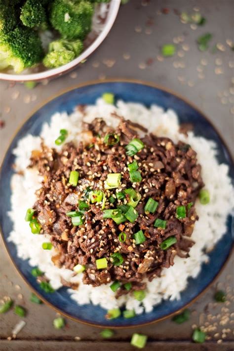 Add onion and garlic and cook them until they become soft or for about 5 minutes. 15-Minute Healthy Asian Beef Bowl | Recipe | Food recipes ...