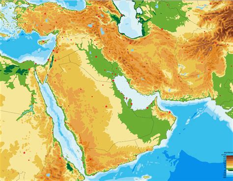 11 north africa sw asia physical map diagram quizlet. Middle East physical map (blank) - Map Quiz Game