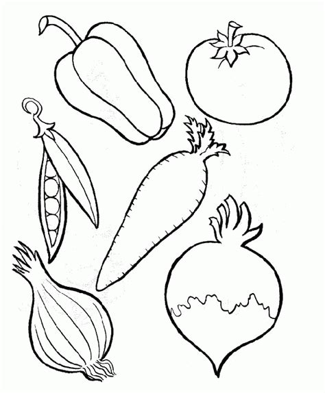 The timing of thanksgiving day is not the same in canada and the united states. Pictures Of Vegetables To Color - Coloring Home
