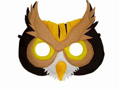 Mask Owl Animal Children Felt Woodland Bird
