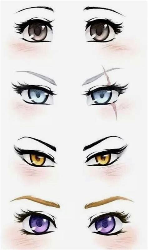 Drawing Anime Eyes 💗 Anime Eye Drawing Anime Eyes Drawings