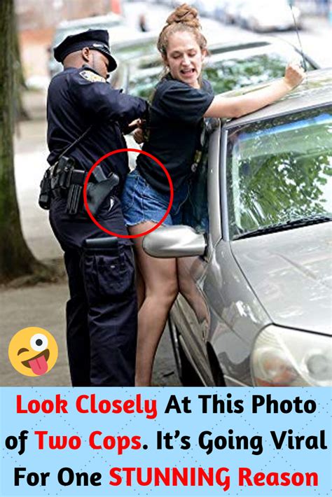 Look Closely At This Photo Of Two Cops Its Going Viral For One