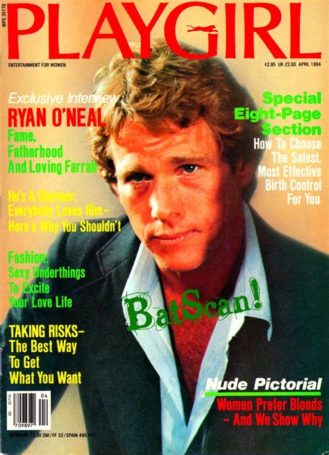 PLAYGIRL Magazine April 1984 Ryan O Neal Cover Centerfold Richard