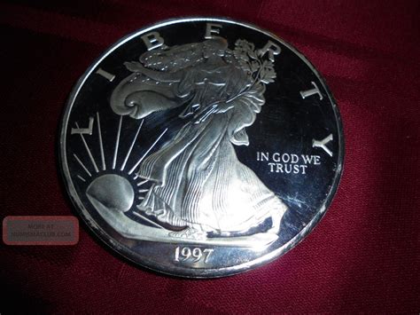 1997 United States Liberty Silver Eagle 1 Troy Pound 999 Fine Silver