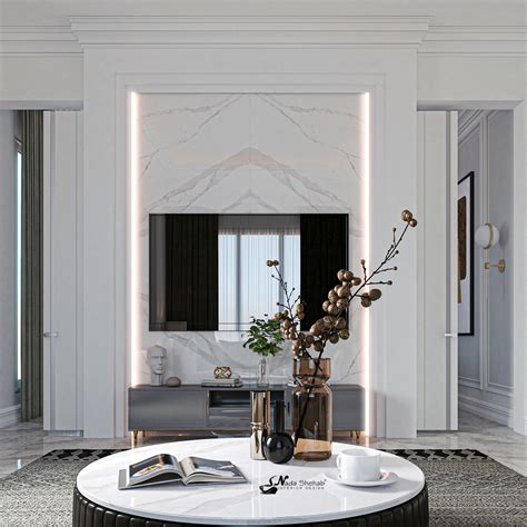 Tv Unit With Marble In 2020 Luxury Living Room Luxurious Bedrooms Decor