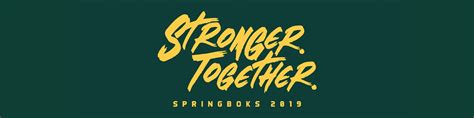 Stronger Together Springboks 2019
