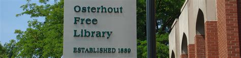About Osterhout Free Library