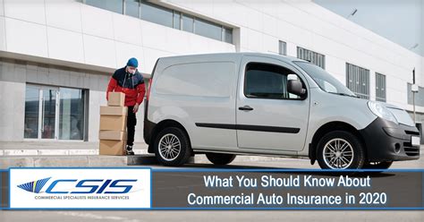 Like personal auto insurance, commercial auto insurance covers bodily injury and physical damage caused when someone driving a business vehicle gets into an accident or when a business vehicle. What You Should Know About Commercial Auto Insurance in 2020 - CSIS Insurance Services, Inc.