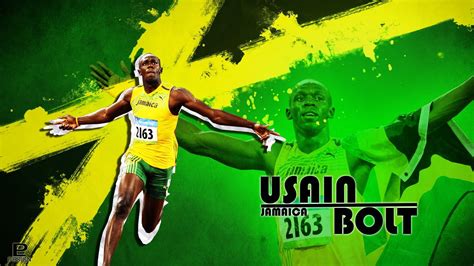 Running Jamaica Sprinter 1080p Olympics Athlete Usain Bolt Hd