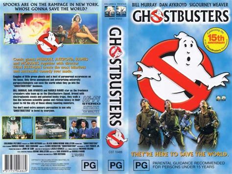 Ghostbusters Vhs 1999