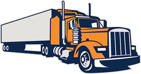 Royalty Free Semi Truck Clip Art Vector Images And Illustrations Istock