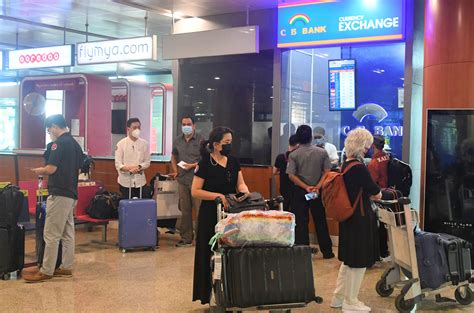 Foreigners Enter Yangon Intl Airport As Services Return To Normality